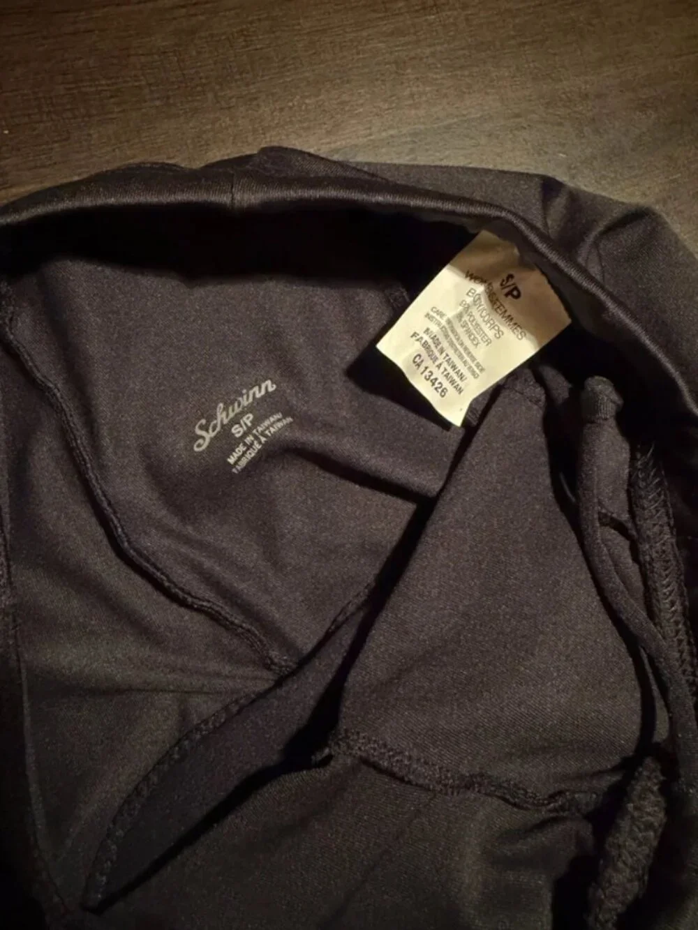Black Schwinn Biker Shorts w/ Butt Pads